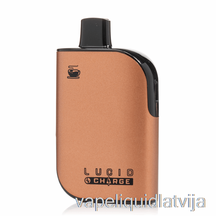 Lucid Charge 7000 Vienreizējās Lietošanas Karameles Macchiato Vape šķidrums